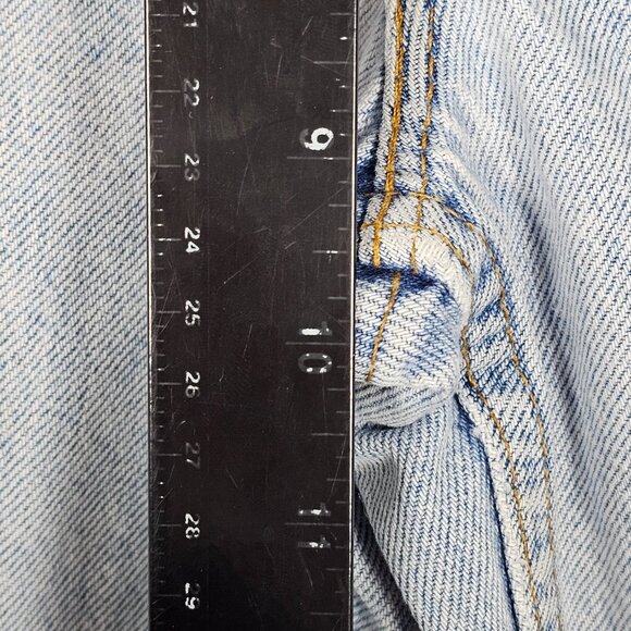 Vintage 90s Levis 550 Tapered Relaxed Fit Slim Womens Size 10 Blue Denim Jeans - Picture 12 of 13